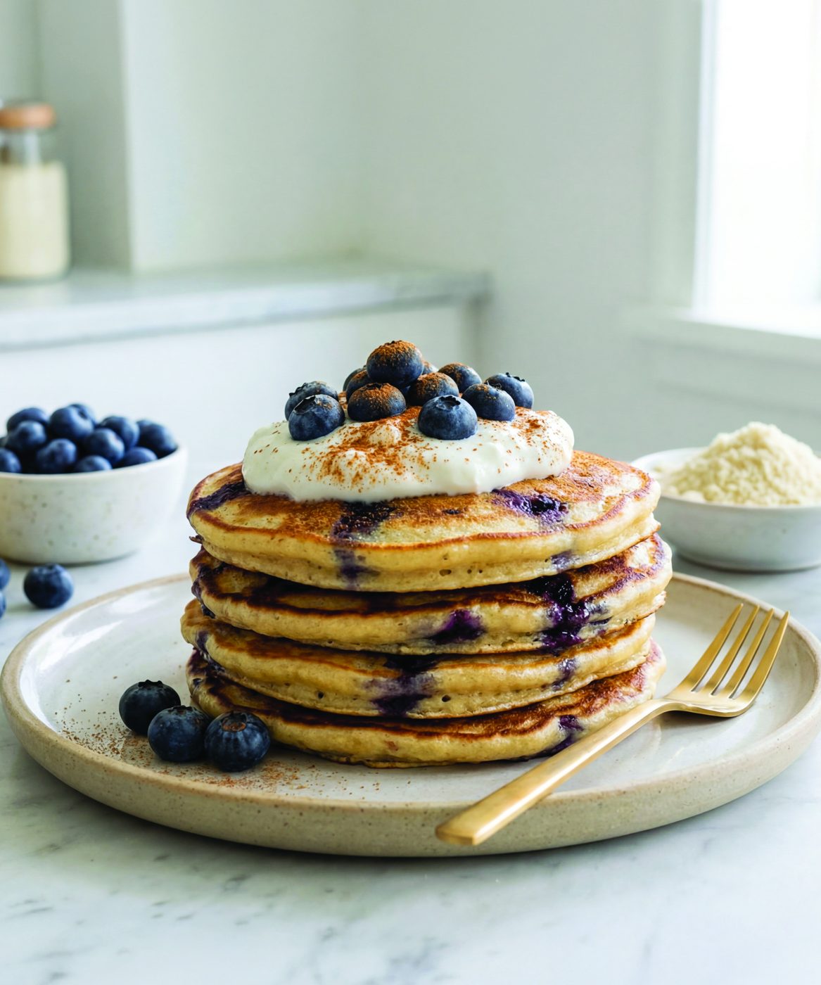 Blueberry Boost Pancakes
